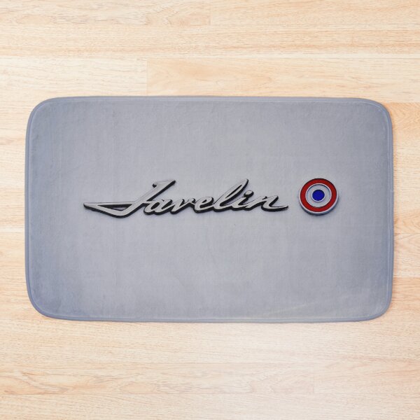 Item preview, AMC Javelin Race Car Emblem  –  Silver Javelin Close Up designed and sold by aadventures.