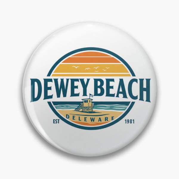 Item preview, Dewey Beach Delaware Vintage Retro Sunset Design designed and sold by FitEnvy.