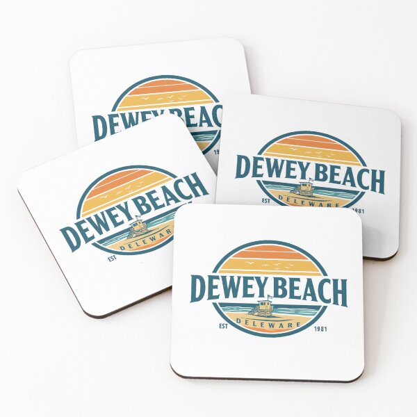 Item preview, Dewey Beach Delaware Vintage Retro Sunset Design designed and sold by FitEnvy.