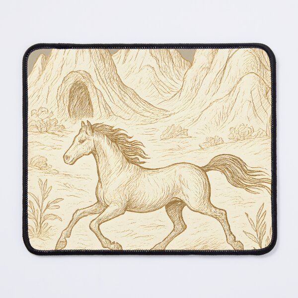 Item preview, cave art horse Wilderness Painted in Stone designed and sold by Uglyandcute.