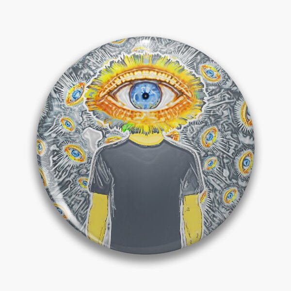 Item preview, EyemaginationManToInfiniteGrey designed and sold by Klaus Bremner (Autotelic Art).