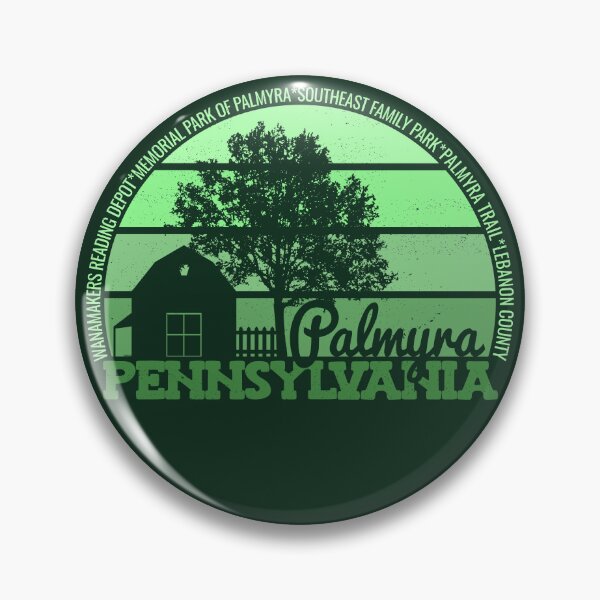 Item preview, Palmyra Pennsylvania Sunset Retro Vintage Local Pride Logo designed and sold by CRHPOD20.