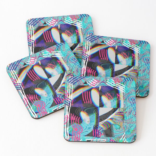 Item preview, Glitches Abstract designed and sold by TMSpaintz.