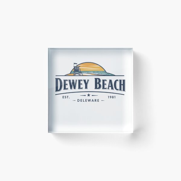Item preview, Dewey Beach Delaware Vintage Retro Sunset Design designed and sold by FitEnvy.