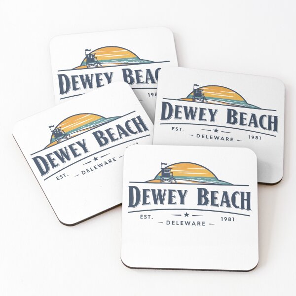 Item preview, Dewey Beach Delaware Vintage Retro Sunset Design designed and sold by FitEnvy.
