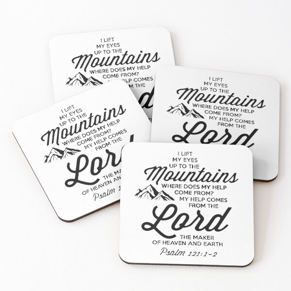 Item preview, Lift My Eyes To The Mountains Where Does My Help Come From The Lord Psalm 121 designed and sold by teenugs.