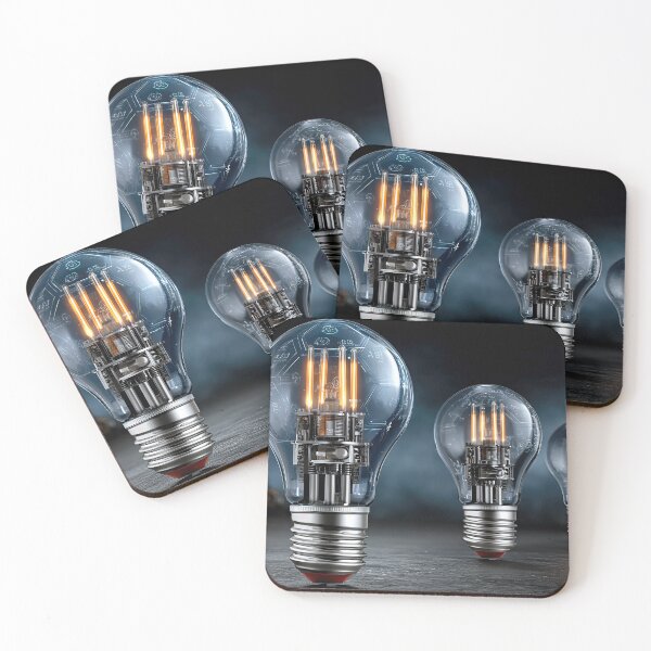 Item preview, striking light bulbs reveal stunning internal mechanics designed and sold by jecphotography and art.