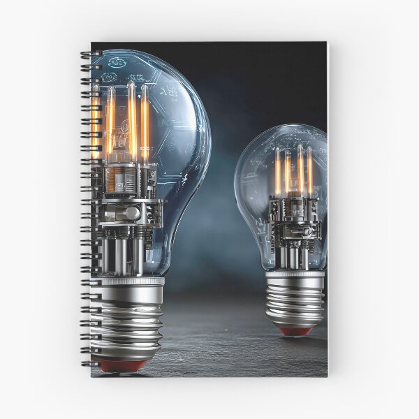Item preview, striking light bulbs reveal stunning internal mechanics designed and sold by jecphotography and art.