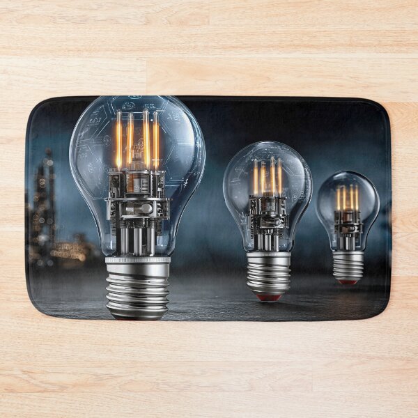 Item preview, striking light bulbs reveal stunning internal mechanics designed and sold by jecphotography and art.