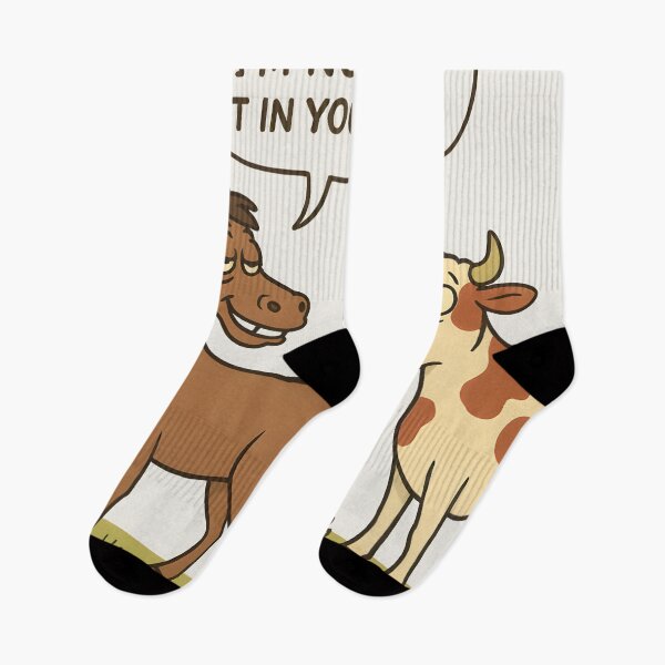 Item preview, Horse Pee Joke Cartoon – Animal Humor Design designed and sold by Uglyandcute.