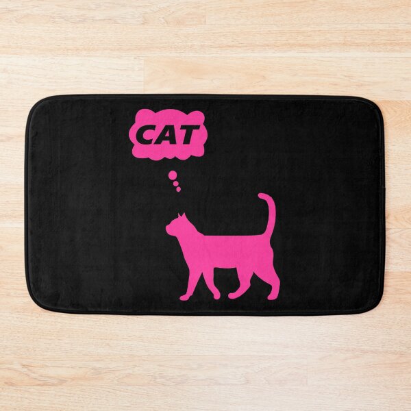 Item preview, Thinking Cat (Pink) designed and sold by OneWhiffKustomz.