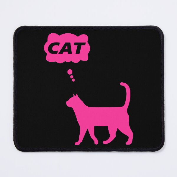 Item preview, Thinking Cat (Pink) designed and sold by OneWhiffKustomz.