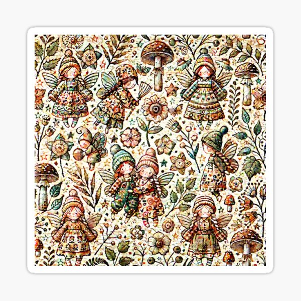 Item preview, Vintage Frost Fairies designed and sold by Oonward2021.