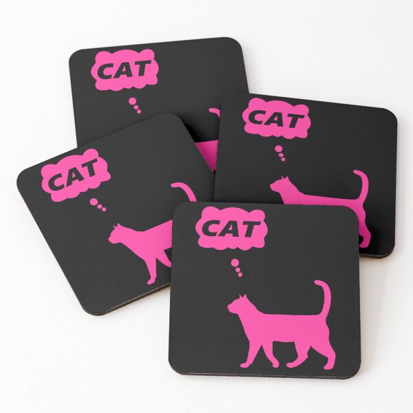 Item preview, Thinking Cat (Pink) designed and sold by OneWhiffKustomz.