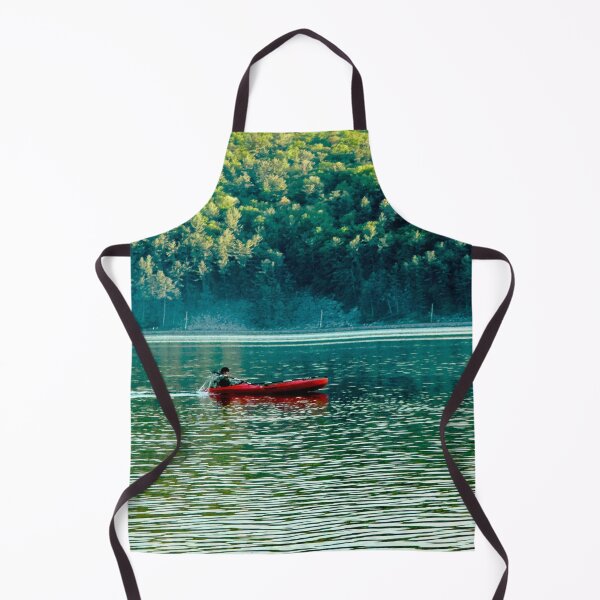 Item preview, Red Kayak on Devil’s Lake at Sunset – Outdoor Adventure Photo designed and sold by aadventures.
