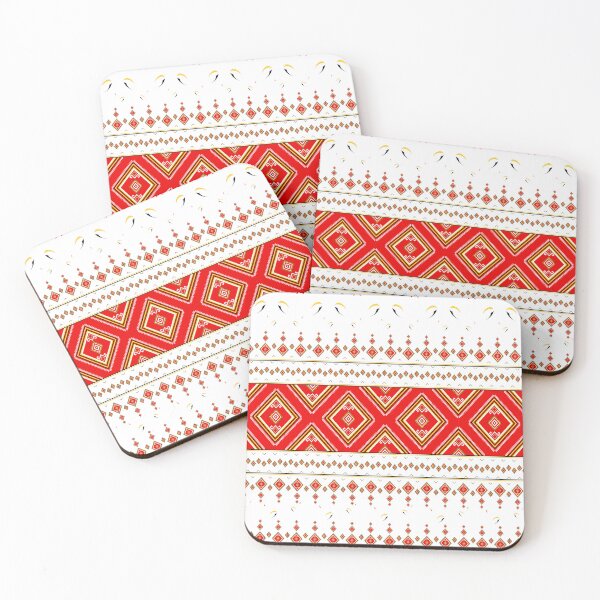 Item preview, Abstract ethnic geometric pattern design with lucky swan for background or wallpaper, tiles and fabric pattern. designed and sold by KungLK.