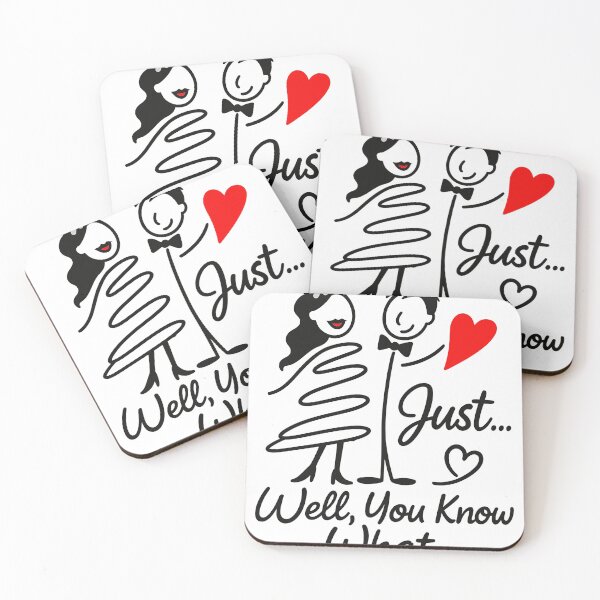 Item preview, Minimalist Wedding Humor Art Playful Couples Design for Newlyweds designed and sold by Rocky Mountain Artistry.