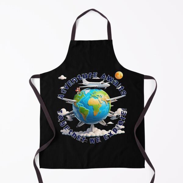 Item preview, Adventure Awaits Couple Shirts | Together We Explore Design for Travel Enthusiasts designed and sold by PIXelayDesigns.