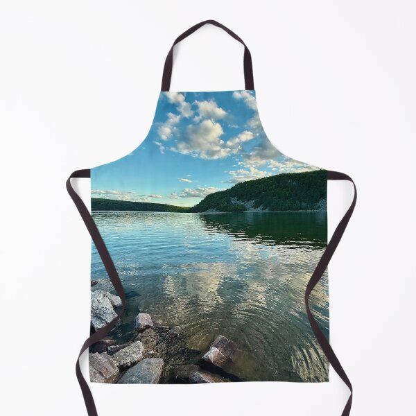 Item preview, Cloud Reflections on Rippling Water – Devils Lake, Wisconsin Nature Photo designed and sold by aadventures.
