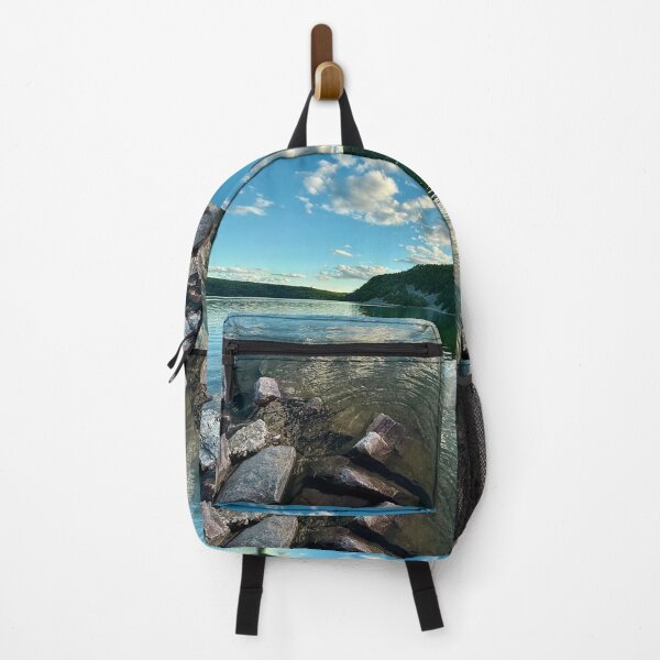 Item preview, Cloud Reflections on Rippling Water – Devils Lake, Wisconsin Nature Photo designed and sold by aadventures.