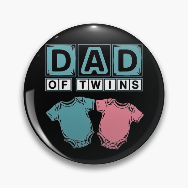 Item preview, Proud Dad of Twins | Baby Boy and Girl Matching Outfits Design designed and sold by love3617.