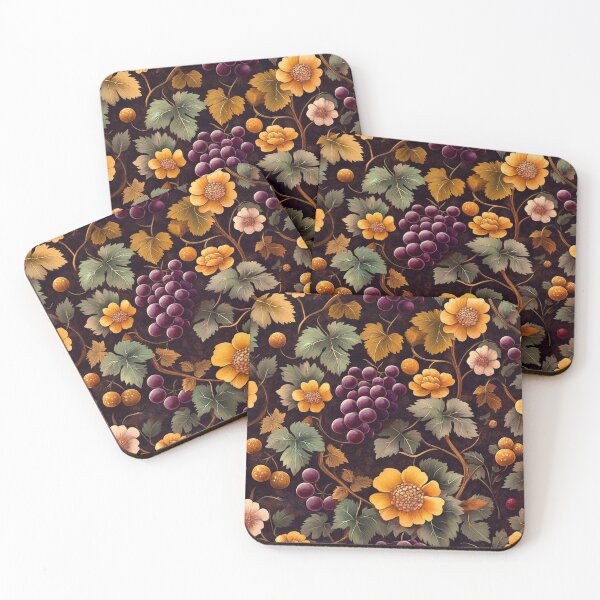 Item preview, Kakheti Vine Blossom - Colorful Georgian Folk Pattern designed and sold by Myra365Art.