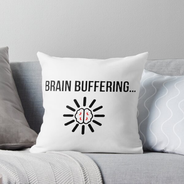 Item preview, Brain Buffering Loading Icon black designed and sold by Wael94.