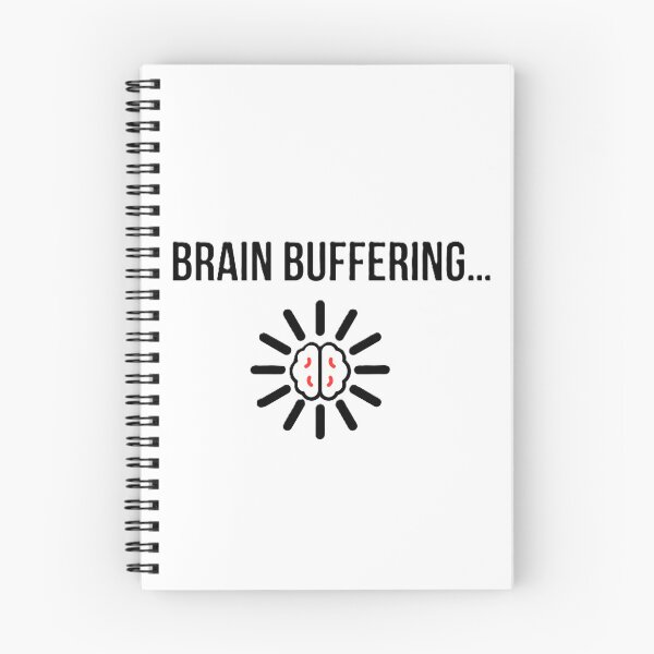 Item preview, Brain Buffering Loading Icon black designed and sold by Wael94.