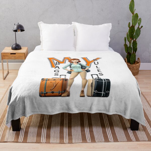 Artikelvorschau, Meine Taschen, meine Regeln – Lustiges Reiseshirt für Sie entworfen und verkauft von PIXelayDesigns.