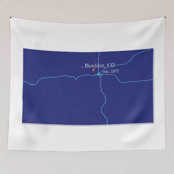 Item preview, Boulder, CO [Blue] designed and sold by PhilbonianDezin.