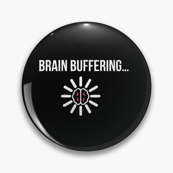 Item preview, Brain Buffering Loading Icon white designed and sold by Wael94.