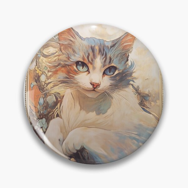 Item preview, Cats of Art Nuvo | Siberian Cat_15 designed and sold by TailTalesJP.