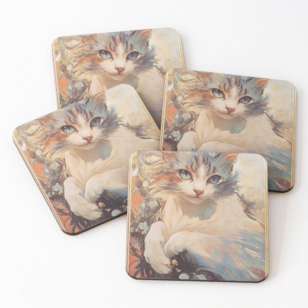 Item preview, Cats of Art Nuvo | Siberian Cat_15 designed and sold by TailTalesJP.