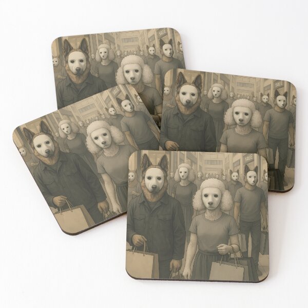 Item preview, Masked Dogs on a Shopping Spree designed and sold by FckCancer.