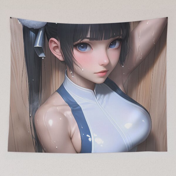 Item preview, Hestia DanMachi Wet Gym Uniform Fantasy Vibe Summer Anime Girl designed and sold by mildaclairmo.