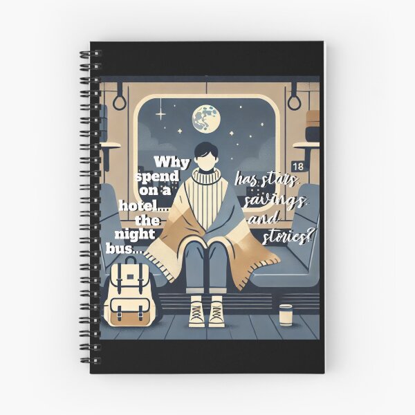 Item preview, Budget Travel Design – Night Bus Adventure Vibes designed and sold by PIXelayDesigns.