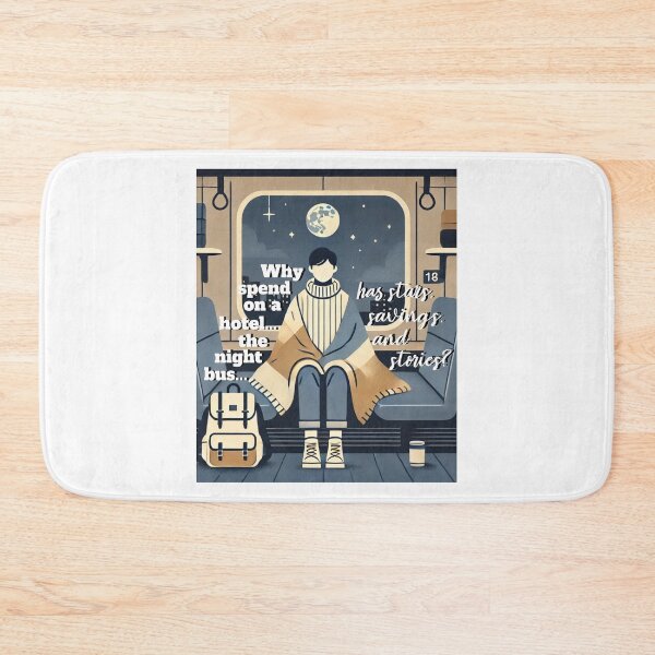 Item preview, Budget Travel Design – Night Bus Adventure Vibes designed and sold by PIXelayDesigns.