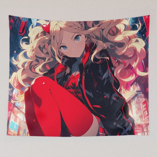 Item preview, Ann Takamaki Persona 5 Game Neon Panther City Portrait designed and sold by mildaclairmo.