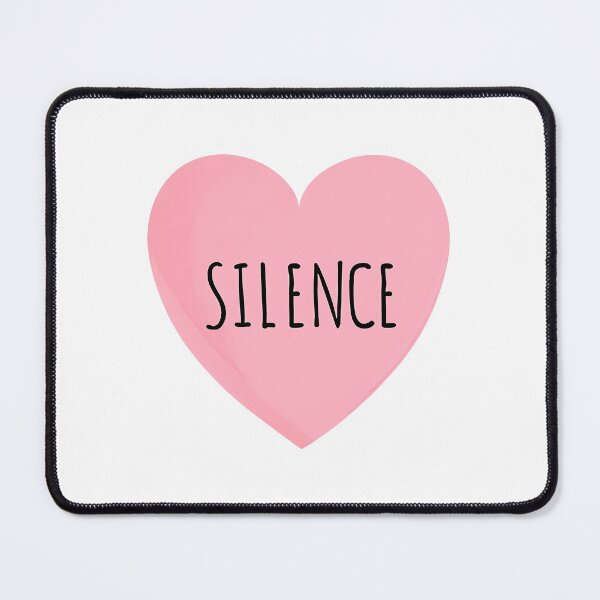 Item preview, I Heart Silence designed and sold by CharmStudio.