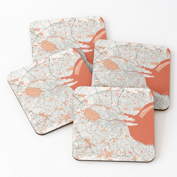 Item preview, Dublin City Map of Ireland  - Bohemian designed and sold by deMAP.
