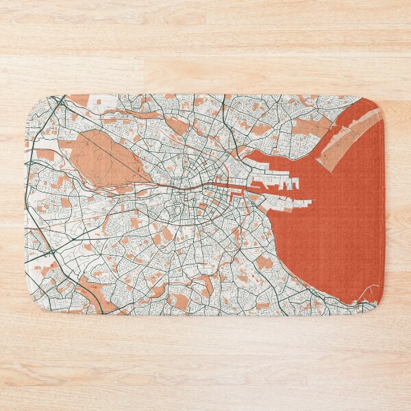 Item preview, Dublin City Map of Ireland  - Bohemian designed and sold by deMAP.