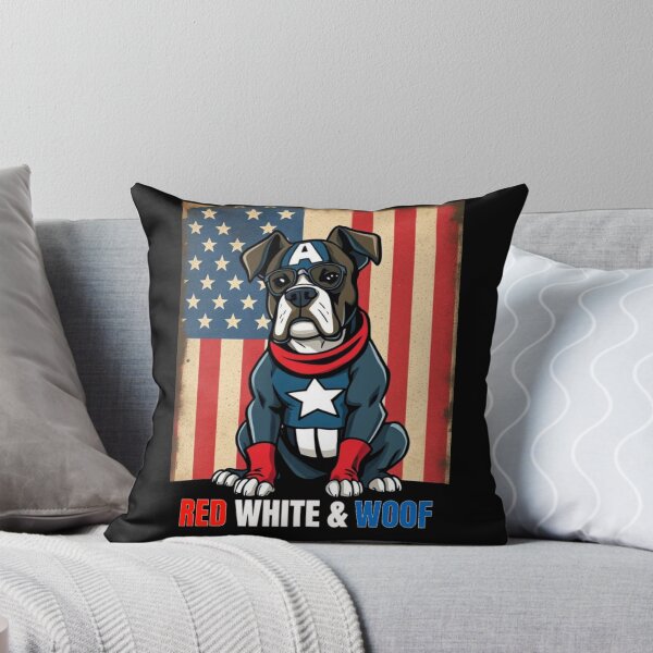 Item preview, All American Boxer Red White & Woof designed and sold by Bigfoot T-Shirt Co..