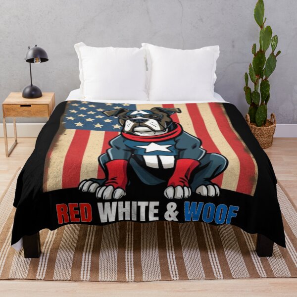 Item preview, All American Boxer Red White & Woof designed and sold by Bigfoot T-Shirt Co..