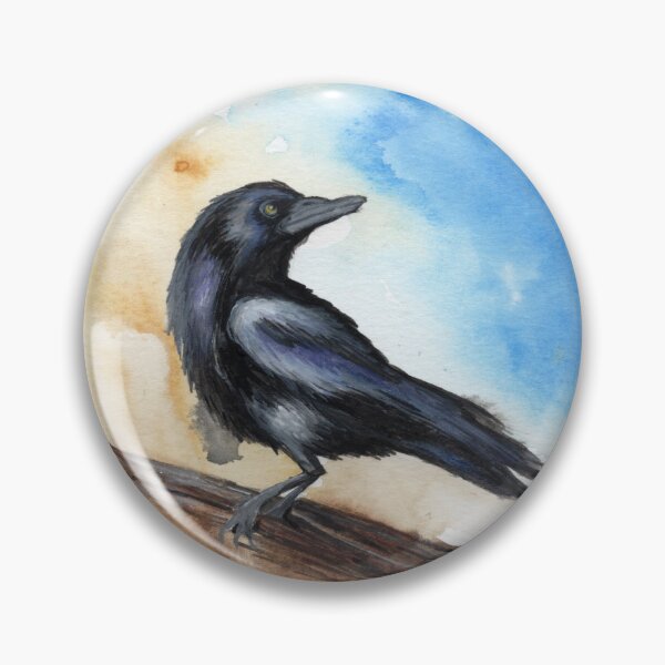 Item preview, Watercolour Raven/ Crow designed and sold by shopArtbyBreige.
