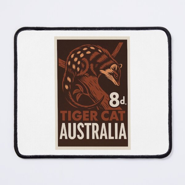Item preview, Australia Tiger Cat Postage Stamp designed and sold by retrographics.