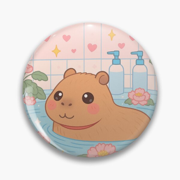 Artikelvorschau, Entspannendes Capybara in der Badekunst entworfen und verkauft von Biddakate.