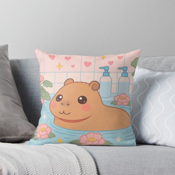Item preview, Relaxing Capybara in Bath Art designed and sold by Biddakate.