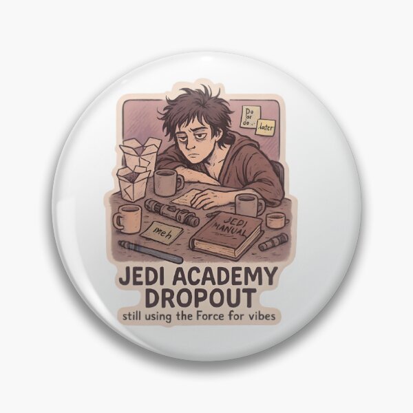 Item preview, Jedi Academy Dropout – Still Using the Force for Vibes designed and sold by MAVNALE.
