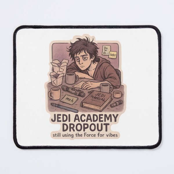 Item preview, Jedi Academy Dropout – Still Using the Force for Vibes designed and sold by MAVNALE.