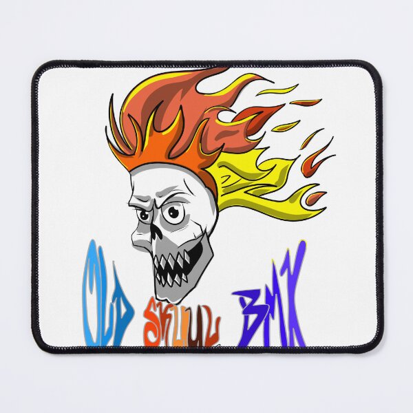 Item preview, Old Skuul BMX FLAMING SKULL designed and sold by Calimon.